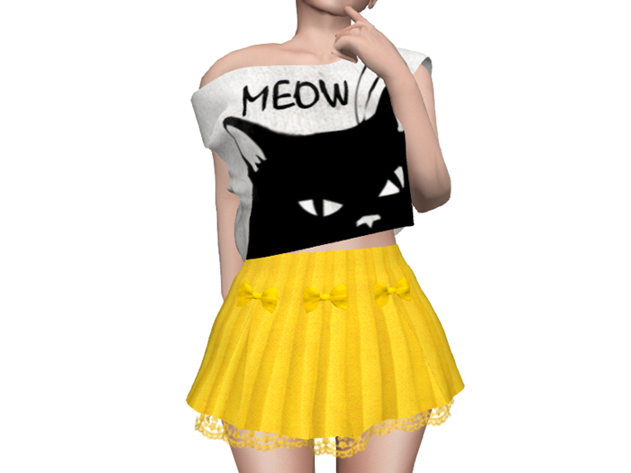 Pure Yellow Skirt