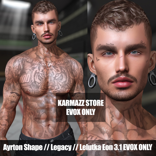 KARMAZZ Ayrton Shape - Lelutka Eon Head 3.1 EVOX - Legacy