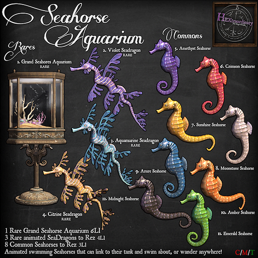 6. *HEXtraordinary* Crimson Seahorse