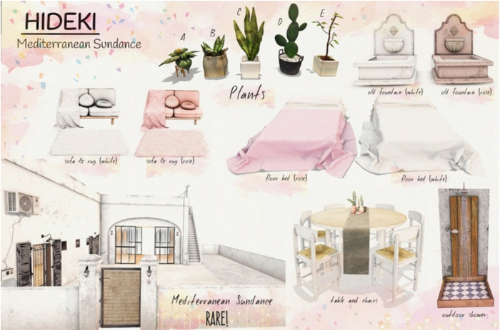 HIDEKI - table and chairs