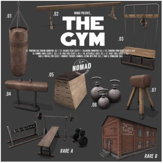 NOMAD // THE GYM // B. RARE