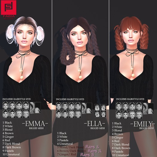 FABIA - Gacha - Ella - Black 1