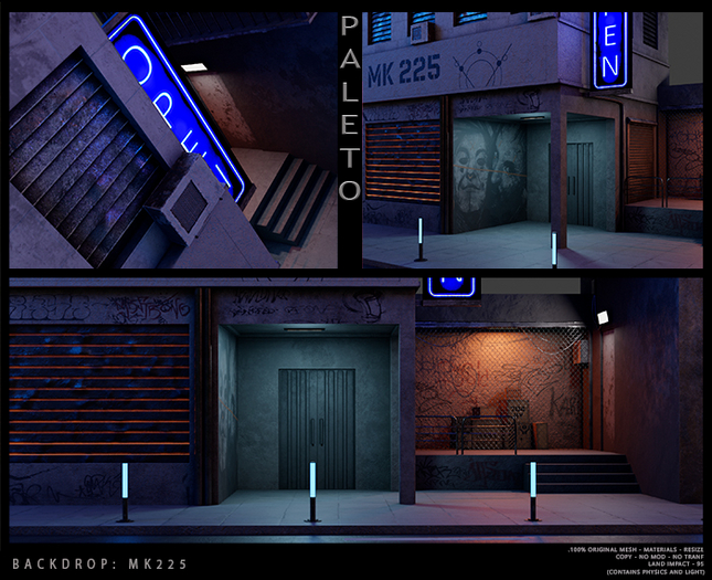 .PALETO.Backdrop:. MK225