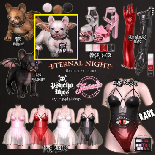 *Tentacio and .{PSYCHO:Byts}.* Eternal night. Rita white