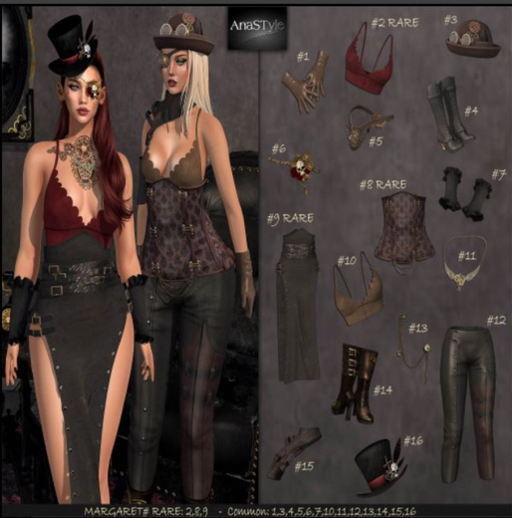 08 AnaSTyle - Margaret (Slink_H) - #8 Corset RARE