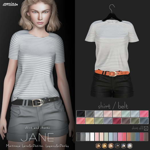 amias - JANE set black