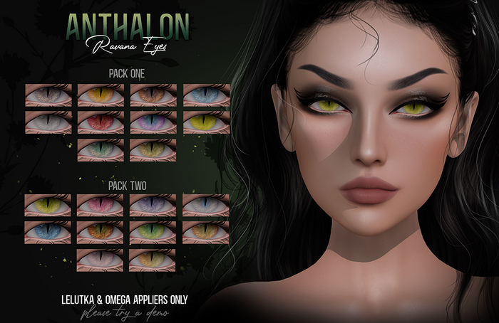 = ANTHALON = Ravana Eyes *FATPACK* (LELUTKA/OMEGA) 