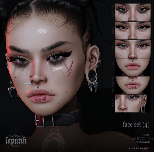 DEMO [ LEPUNK ] face set (4) +EVOX+ BOM [addme]