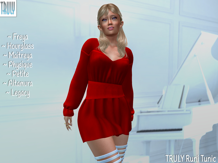 TRULY Runi Tunic RED