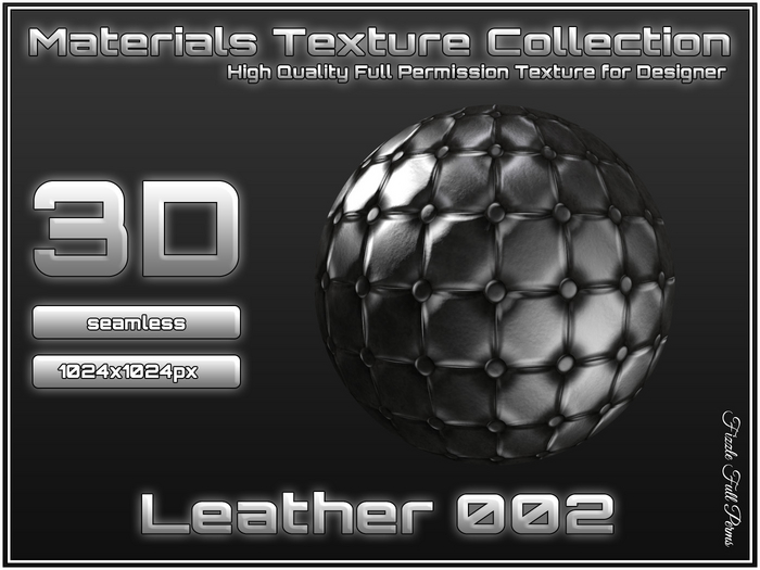 *Fizzle Full Perms* Texture - Leather 002