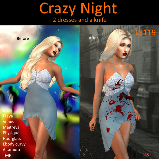 (BB design) Crazy Night Blue