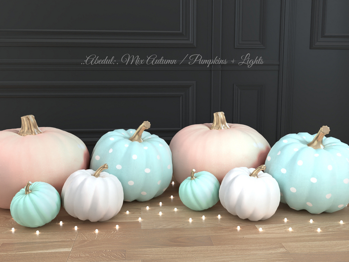 .:Abedul:. Mix / Gold Autumn / Pumpkins + Lights