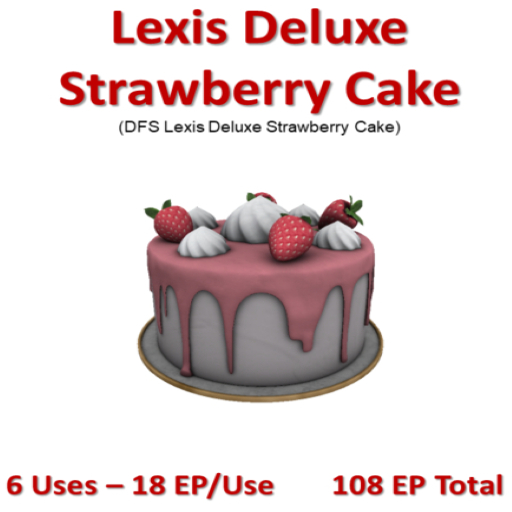 DFS Lexis Deluxe Strawberry Cake