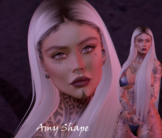 -:LS:- Amy Shape Lelutka Evo NOVA
