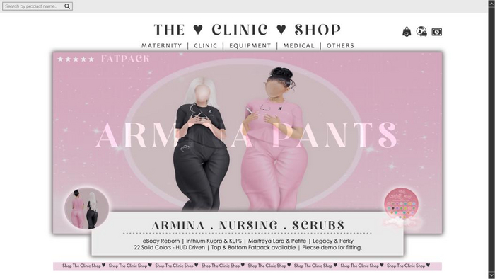 :TCS: Armina - [fatpack FULL set] - Nursing Scrubs Pants