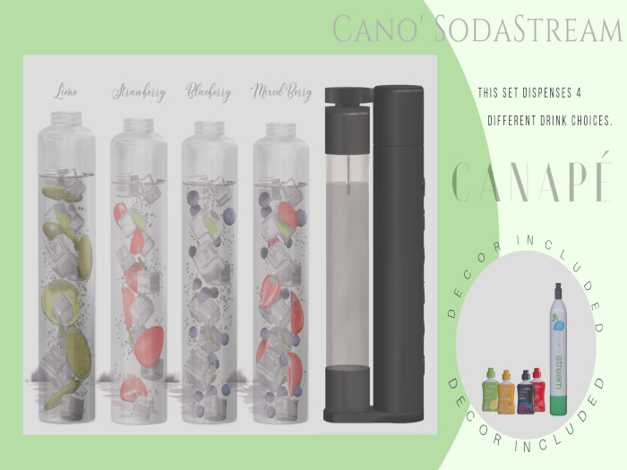 [Canape] Cano' SodaStream Machine Fatpack