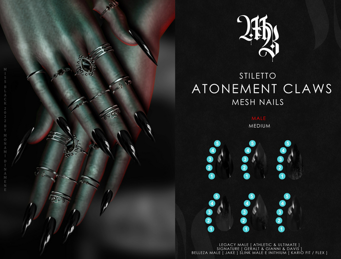 MSB! -  Atonement Claws [BOX] MALE