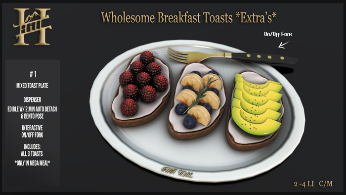 Chef Hill. Wholesome Breakfast Toasts Mega.Meal