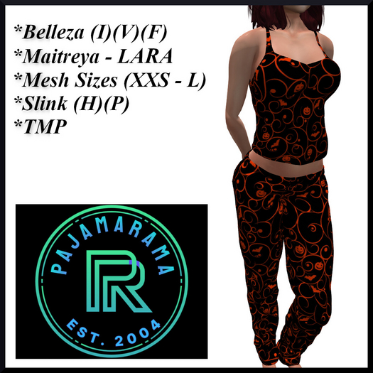 PAJAMARAMA - HALLOWEEN2 - SWIRLPUMPKIN