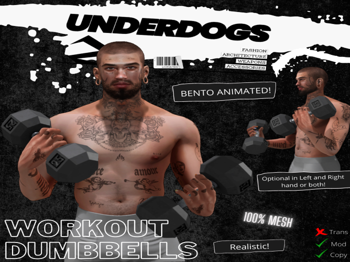 [UnderDogs] - Work Out Dumbbell's 2.0 - Full Bento Animation