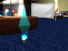 Holograhic Plumbob pager and Tip Jar