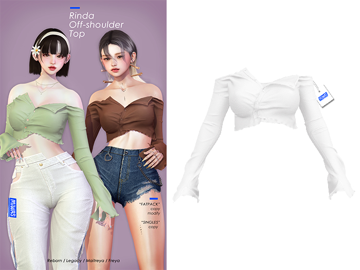 MIWAS / Rinda off-shoulder Top #White