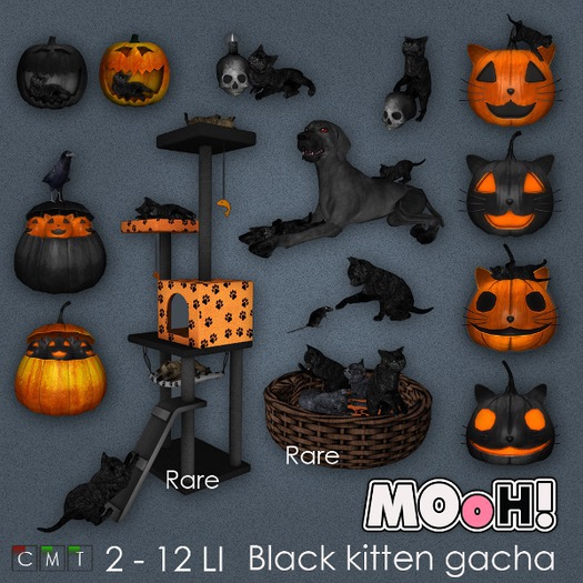 14. MOoH! Basket with kittens 9LI RARE