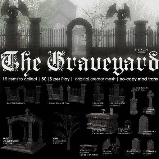 22769 ~ [bauwerk] Graveyard Tombstone 4 - COMMON