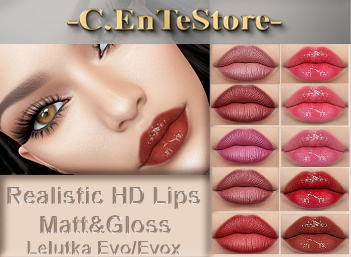 _C.EnTeStore_HUD DEMO_HD MATT&GLOSS LIPSTICK_
