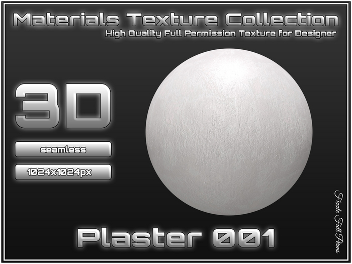 *Fizzle Full Perms* Texture - Plaster 001