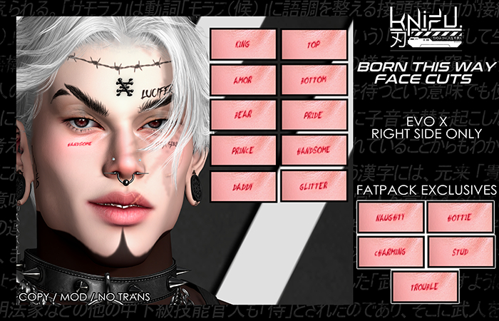 KNIFU. Born This Way His Face Cuts (EvoX) - DEMO