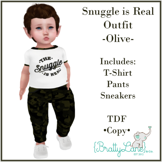 {BL}Snuggle is Real Outfit-Olive