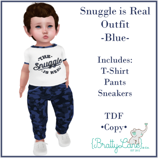 {BL}Snuggle is Real Outfit-Blue