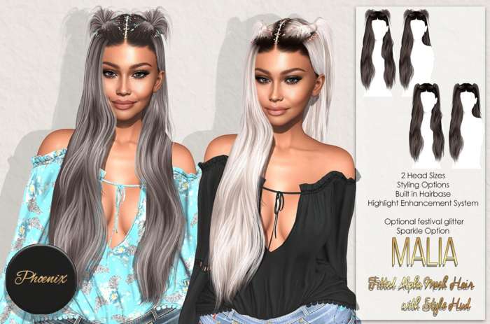 :::Phoenix::: Malia Hair Fatpack (add me)