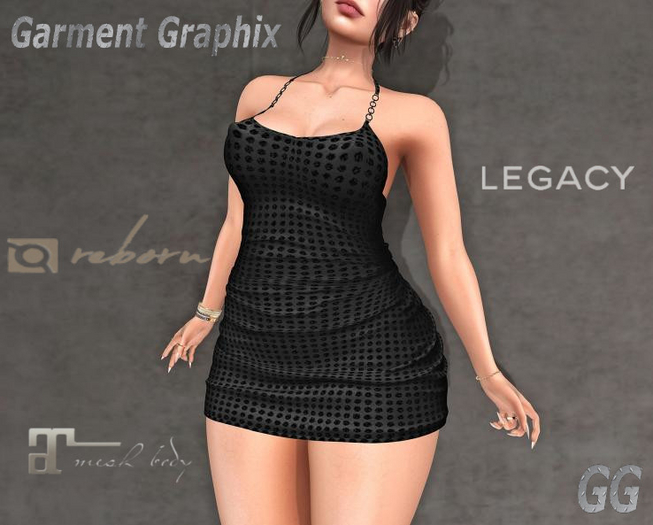 *GG - Black Spec Dress