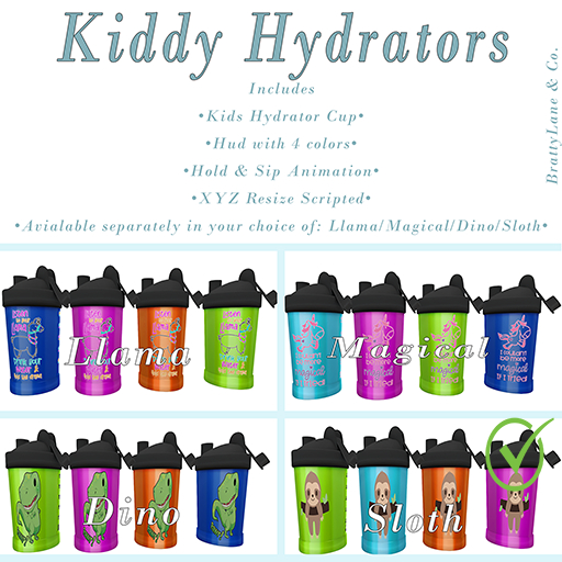 {BL}Kiddy Hydrator-Sloth