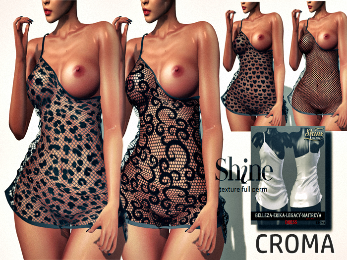 AJ   [SHINE FULL PERM] DRESS CROMA  _TEXTURE FULL PERM