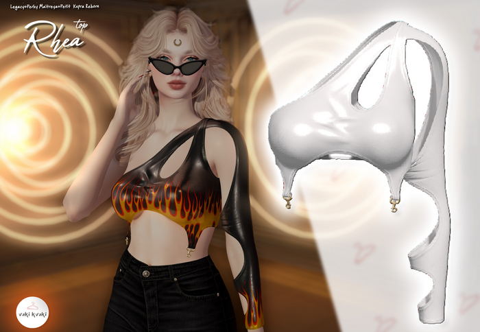white  VAKI KVAKI top ~Rhea~
