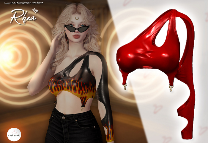 red  VAKI KVAKI top ~Rhea~