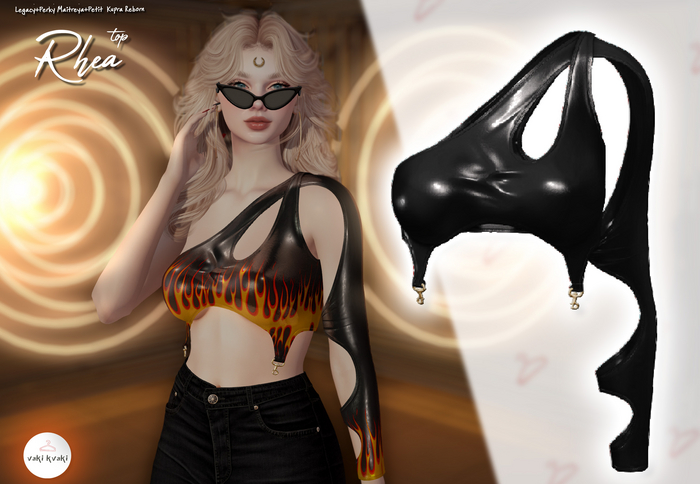 black VAKI KVAKI top ~Rhea~