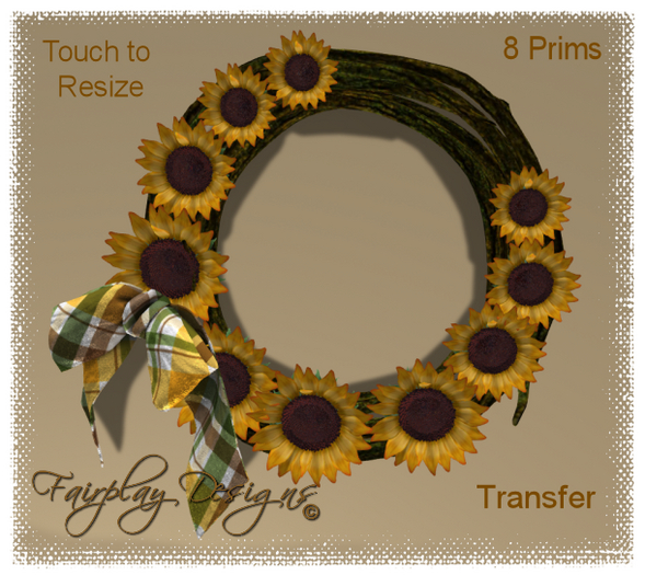 Sunflower Wreath