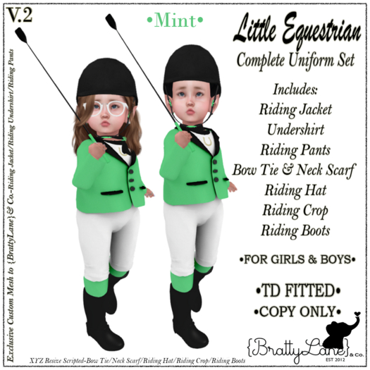 {BL}LE Complete Outfit V2-TDF-Mint