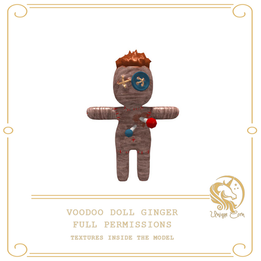 Full Perm Voodoo Doll Ginger