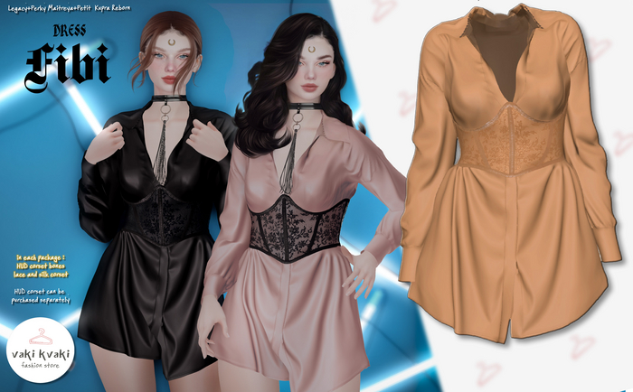coffe VAKI KVAKI dress ~Fibi~