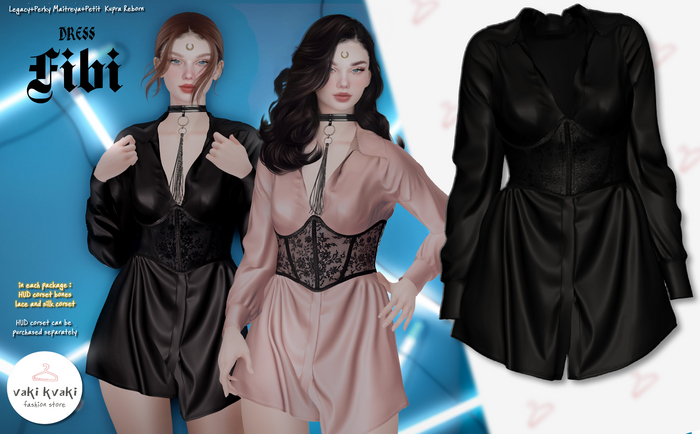 black VAKI KVAKI dress ~Fibi~