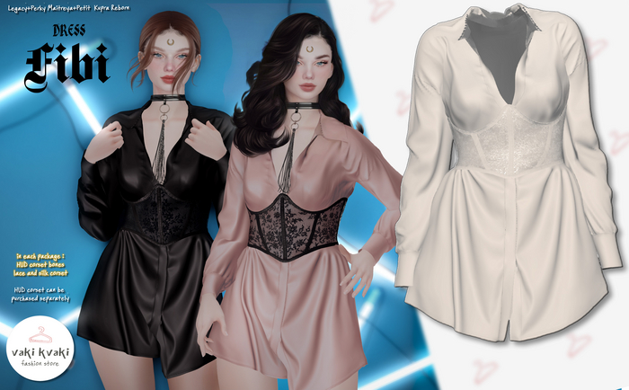 white VAKI KVAKI dress ~Fibi~