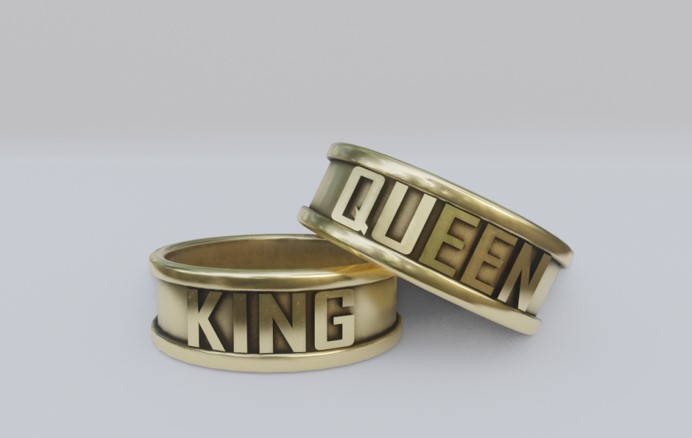 //BEAST QUEEN+KING RINGS