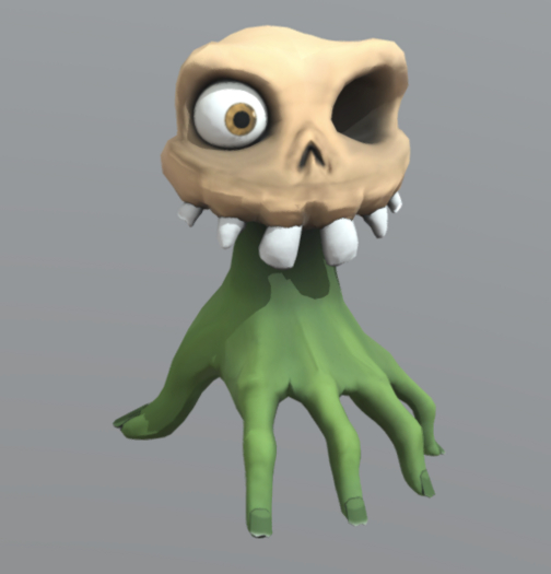 Halloween Dan hand