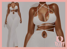 Rosary. Bidi . Top White