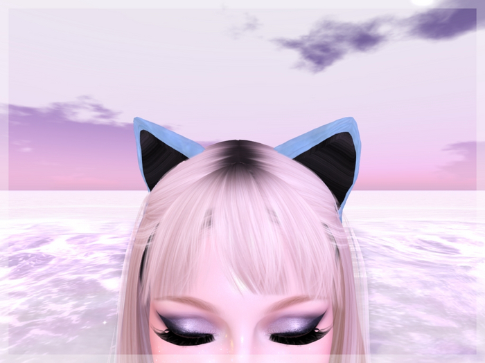 Majestic.+ Blue&Black Cat Ears